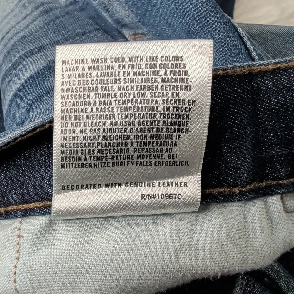 Citizens‎ Humanity Evans Jeans Mens Dark Wash Blue Straight Denim Fits 32x33